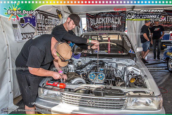 Garrett Brisbane Jamboree @ Willowbank Raceway  Sat 24 August 2019  (15012) 2936 1JZ747 SHANE CRICHTON