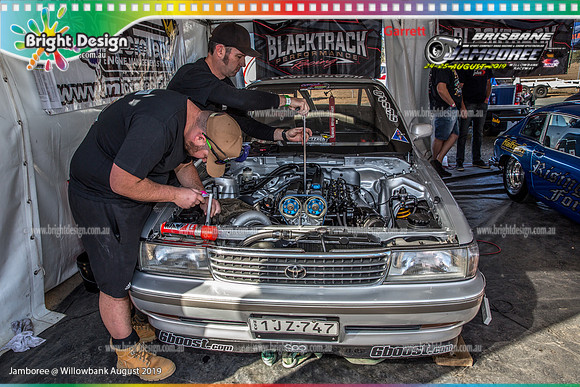 Garrett Brisbane Jamboree @ Willowbank Raceway  Sat 24 August 2019  (15013)  2936 1JZ747 SHANE CRICHTON