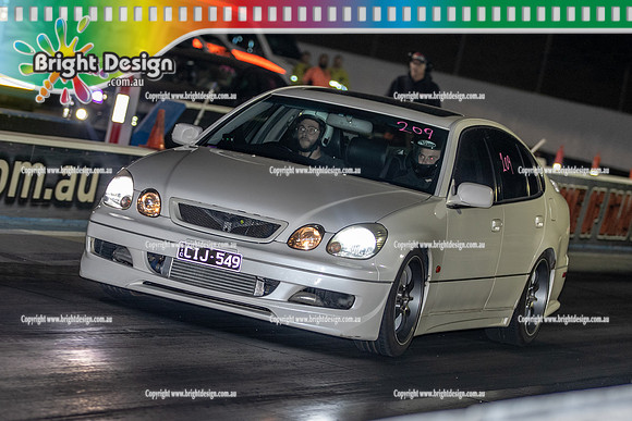 Fast Friday & Roll Racing @ Calder Park Drag Racing 28 February 2025 (179016) CIJ549
