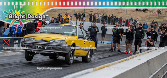 Street Outlaws NPK No Prep Kings vs Australia @ Calder D2 19 March 2023 (148054) JETF18 7234 ADAM POPOVIC