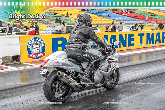 Sunday Funday @ Calder Park Drag Racing Sunday 29 September 2019 (125370)  ZE1TH CHRIS BIKE
