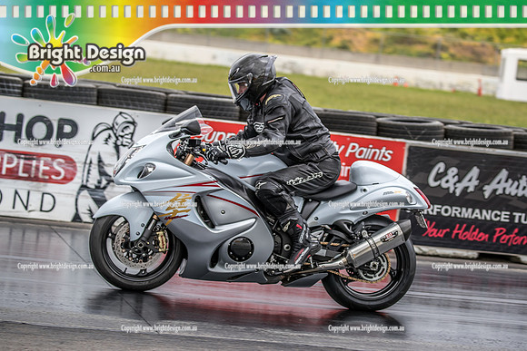 Sunday Funday @ Calder Park Drag Racing Sunday 29 September 2019 (125190)  ZE1TH CHRIS BIKE