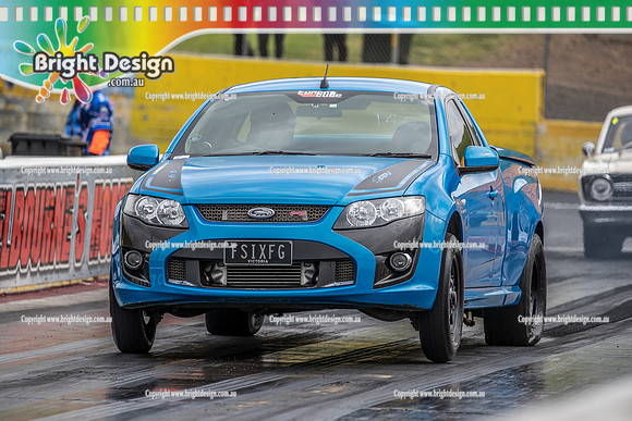 Sunday Funday @ Calder Park Drag Racing Sunday 29 September 2019 (125000)  FSIXFG  TOM MIKULIC