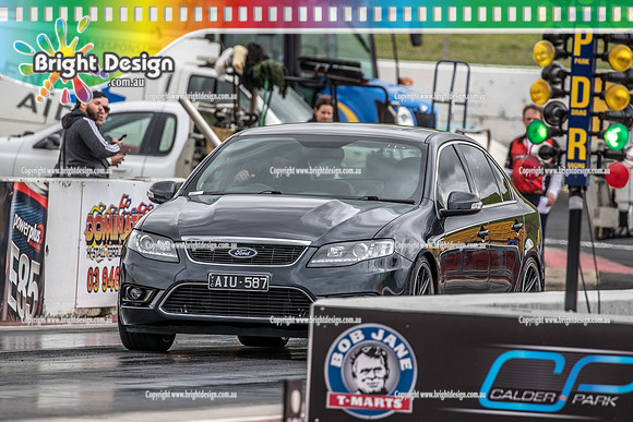 Sunday Funday @ Calder Park Drag Racing Sunday 29 September 2019 (124825)  AIU587