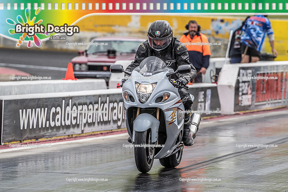 Sunday Funday @ Calder Park Drag Racing Sunday 29 September 2019 (124743)  ZE1TH CHRIS BIKE