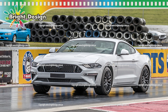 Sunday Funday @ Calder Park Drag Racing Sunday 29 September 2019 (124721)  WHITE MUSTANG  TBC