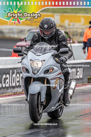 Sunday Funday @ Calder Park Drag Racing Sunday 29 September 2019 (124745)  ZE1TH CHRIS BIKE