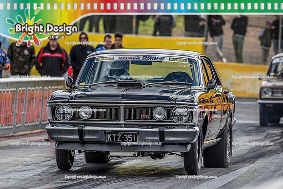 Sunday Funday @ Calder Park Drag Racing Sunday 22 September 2019 (122143)  4673 KTZ351 PETER HARAVITSIDIS