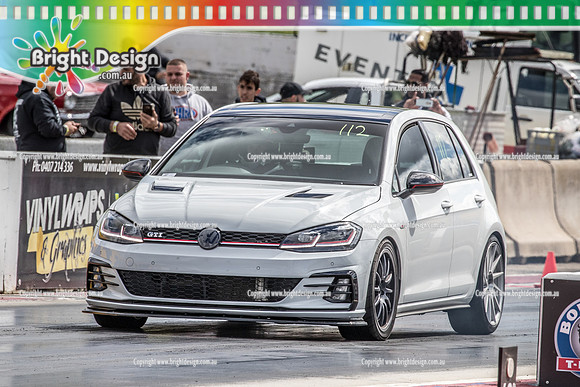 Sunday Funday @ Calder Park Drag Racing Sunday 22 September 2019 (122193)  VW GTI 1144