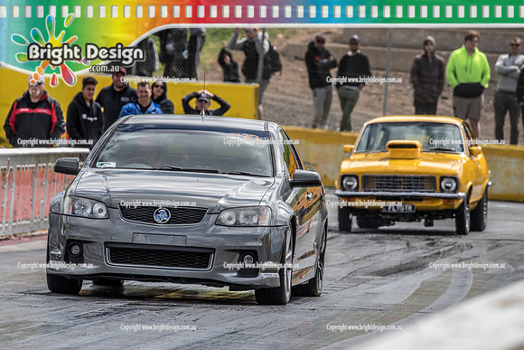 Sunday Funday @ Calder Park Drag Racing Sunday 22 September 2019 (122197)  MATTHEW MCGLADE GREY UTE