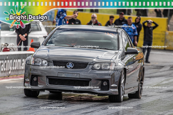 Sunday Funday @ Calder Park Drag Racing Sunday 22 September 2019 (122198)  MATTHEW MCGLADE GREY UTE