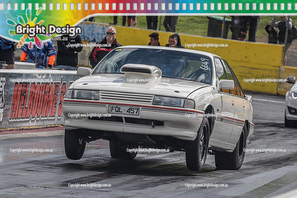 Sunday Funday @ Calder Park Drag Racing Sunday 22 September 2019 (122254)  6649 FQL457 MICHAEL RYDER