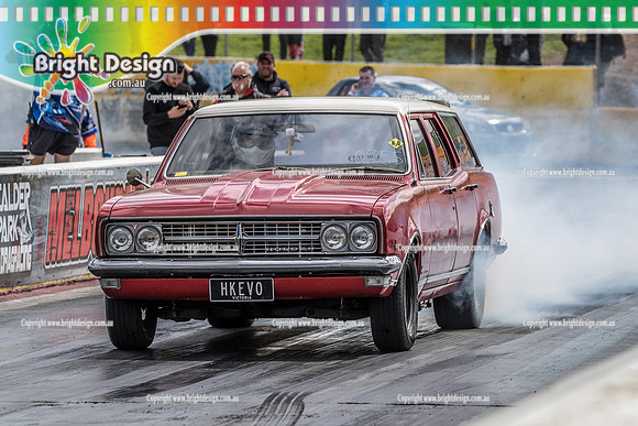 Sunday Funday @ Calder Park Drag Racing Sunday 22 September 2019 (122282)  6955 HKEVO KEVIN COX