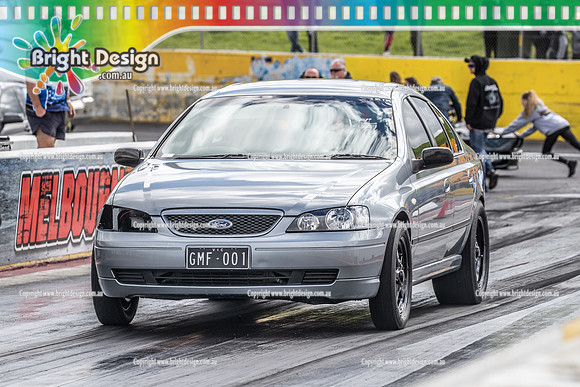 Sunday Funday @ Calder Park Drag Racing Sunday 22 September 2019 (122335)  GMF001  GM-F PERFORMANCE