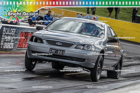 Sunday Funday @ Calder Park Drag Racing Sunday 22 September 2019 (122352)  GMF001  GM-F PERFORMANCE