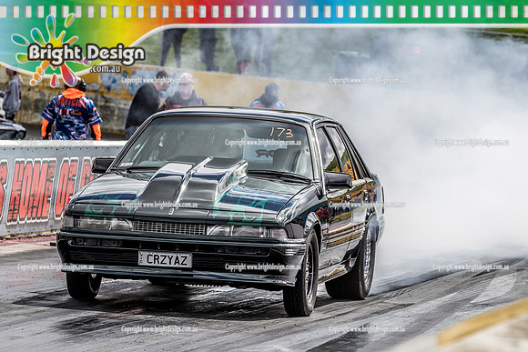 Sunday Funday @ Calder Park Drag Racing Sunday 22 September 2019 (122374)  CRZYAZ BRENTON LEE 6191