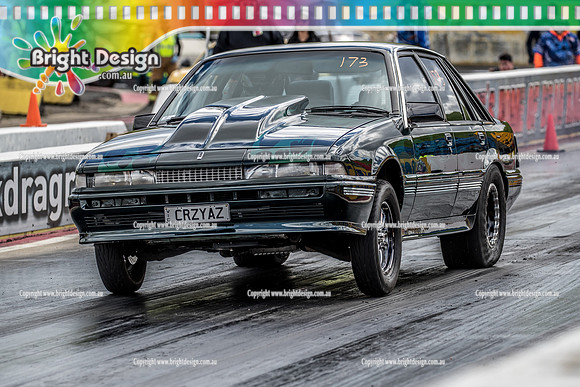 Sunday Funday @ Calder Park Drag Racing Sunday 22 September 2019 (122386)  CRZYAZ BRENTON LEE 6191