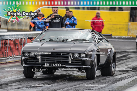 Sunday Funday @ Calder Park Drag Racing Sunday 22 September 2019 (122482)  8LAMBO