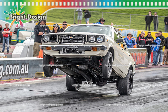 Sunday Funday @ Calder Park Drag Racing Sunday 22 September 2019 (122498)  JET003  PETER DOUKAS