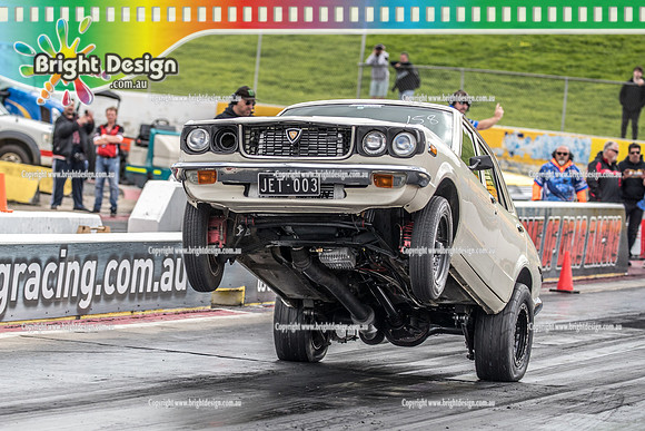 Sunday Funday @ Calder Park Drag Racing Sunday 22 September 2019 (122499)  JET003  PETER DOUKAS