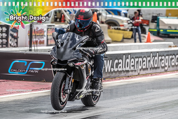 Sunday Funday @ Calder Park Drag Racing Sunday 22 September 2019 (122689)  BIKE  IT8SH