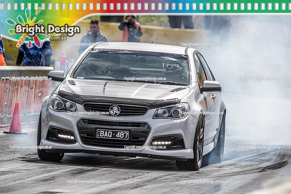 Sunday Funday @ Calder Park Drag Racing Sunday 22 September 2019 (122694)  BAQ487