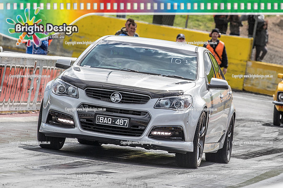 Sunday Funday @ Calder Park Drag Racing Sunday 22 September 2019 (122697)  BAQ487