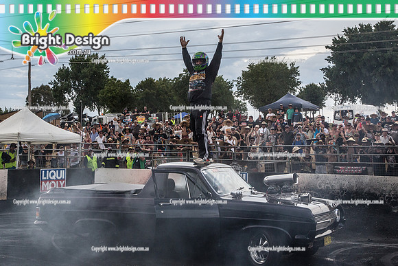 Summernats 28 Sunday 4 Jan 2015  BD  (8345)  BAD065 BURNOUT