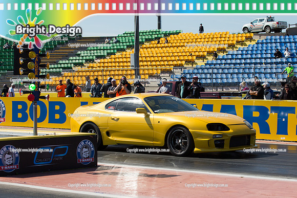 ANDRA Street Outlaws Drag Racing Quals Rnd 5 @ Calder Park 24 September 2014 (24168)  MELLOW YELLOW TBC