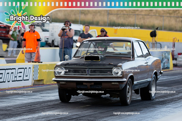 ANDRA Street Meet @ Calder Park Raceway  FRI 10 Jan 2014  (5972)  HB TORANA BROWN