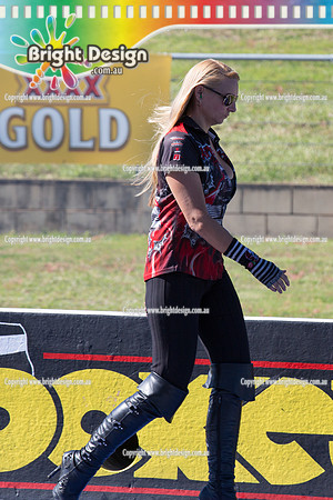 X-Champs @ Sydney Dragway SUN 4 May 2014  (6436)  CROWD  TD 4 PETER KAPIRIS BROS RACING TOP DOOR SLAMMER