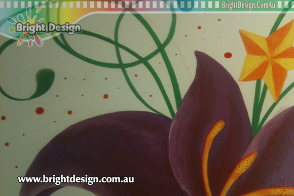 Internal Bedroom Wall Mural Custom Airbrushing by Bright Design Airbrush Studio (11)