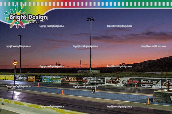 Fast Friday & Roll Racing @ Calder Park Drag Racing 29 November 2024 (174021) SUNSET START LINE