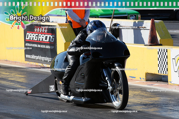 ANDRA Street Outlaws Drag Racing Quals Rnd 5 @ Calder Park 24 September 2014 (24876)  BIKE