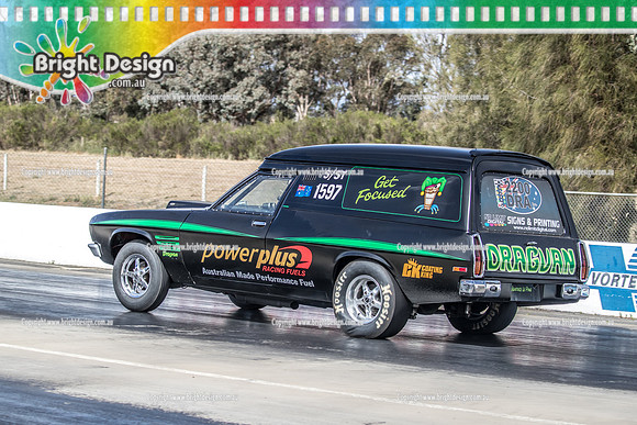 Ford vs Holden Nationals @ Heathcote Park Raceway Sat 26 Oct 2019 (24109)  1597 GET FOCUSED MARTIN STEVENSON DRAG VAN
