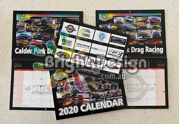 aa Bright Design 2020 Calendar Photos from Calder Park Drag Raacing