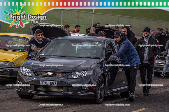 Sunday Funday @ Calder Park Drag Racing Sunday 16 June 2019 (119553)  YEU893