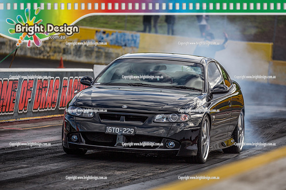 Sunday Funday @ Calder Park Drag Racing Sunday 16 June 2019 (119639)  GTO229
