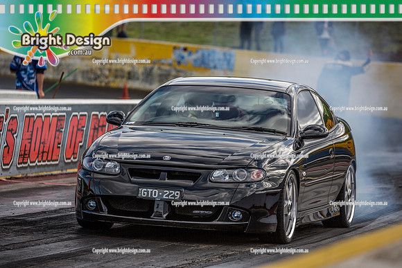 Sunday Funday @ Calder Park Drag Racing Sunday 16 June 2019 (119640)  GTO229