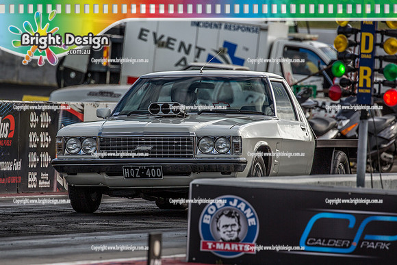 Sunday Funday @ Calder Park Drag Racing Sunday 16 June 2019 (119667)  HQZ500