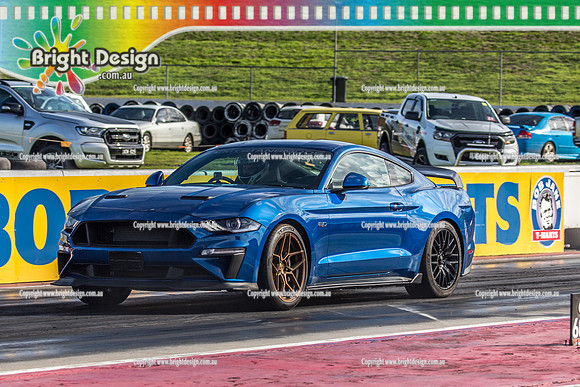 Sunday Funday @ Calder Park Drag Racing Sunday 16 June 2019 (119806)  BLUE MUSTANG MYSTANGMODS