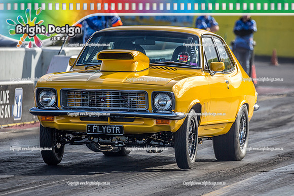 Sunday Funday @ Calder Park Drag Racing Sunday 16 June 2019 (119836)  7133 FLYGTR DAVID