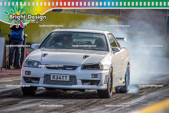 Sunday Funday @ Calder Park Drag Racing Sunday 16 June 2019 (119840)  R34TT
