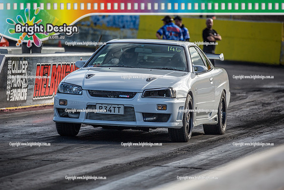 Sunday Funday @ Calder Park Drag Racing Sunday 16 June 2019 (119842)  R34TT