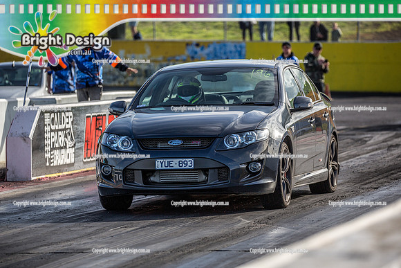 Sunday Funday @ Calder Park Drag Racing Sunday 16 June 2019 (119858)  YUE893