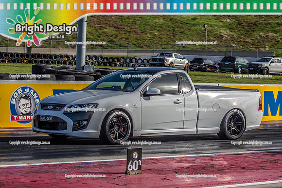 Sunday Funday @ Calder Park Drag Racing Sunday 16 June 2019 (119866)  AKX506