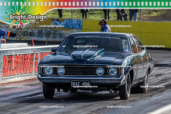 Sunday Funday @ Calder Park Drag Racing Sunday 16 June 2019 (119870)   6179 EAT454 PAUL HAMILTON Adam Rogash