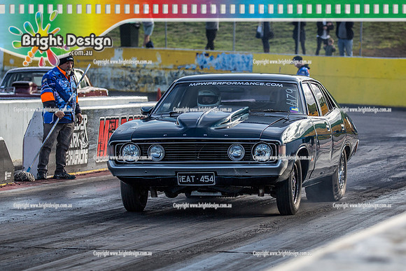 Sunday Funday @ Calder Park Drag Racing Sunday 16 June 2019 (119876)  6179 EAT454 PAUL HAMILTON Adam Rogash