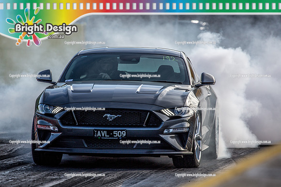 Sunday Funday @ Calder Park Drag Racing Sunday 16 June 2019 (119886)  AVL509  Mustang