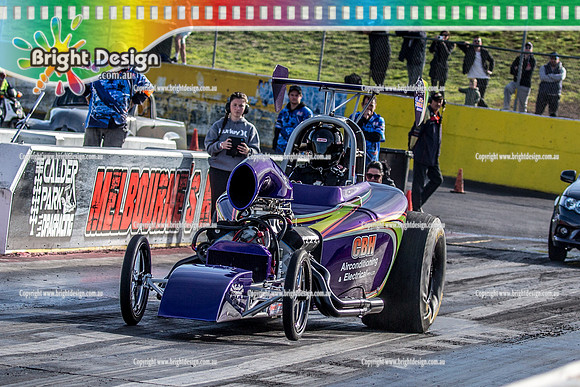 Sunday Funday @ Calder Park Drag Racing Sunday 16 June 2019 (119932)  5429 MATT PONTON